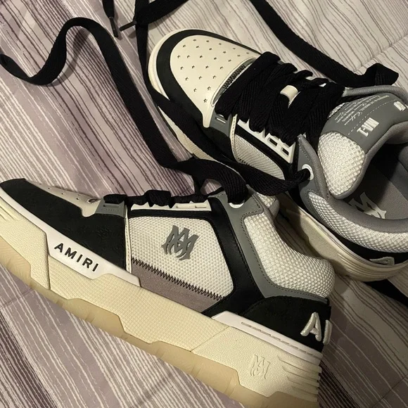 AMIRI Monochrome Men's Sneakers - Picture 4 of 12